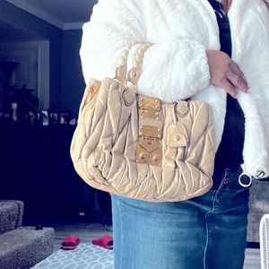 Vintage Miu Miu handbag light color